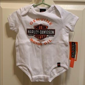 Harley Davidson onesie